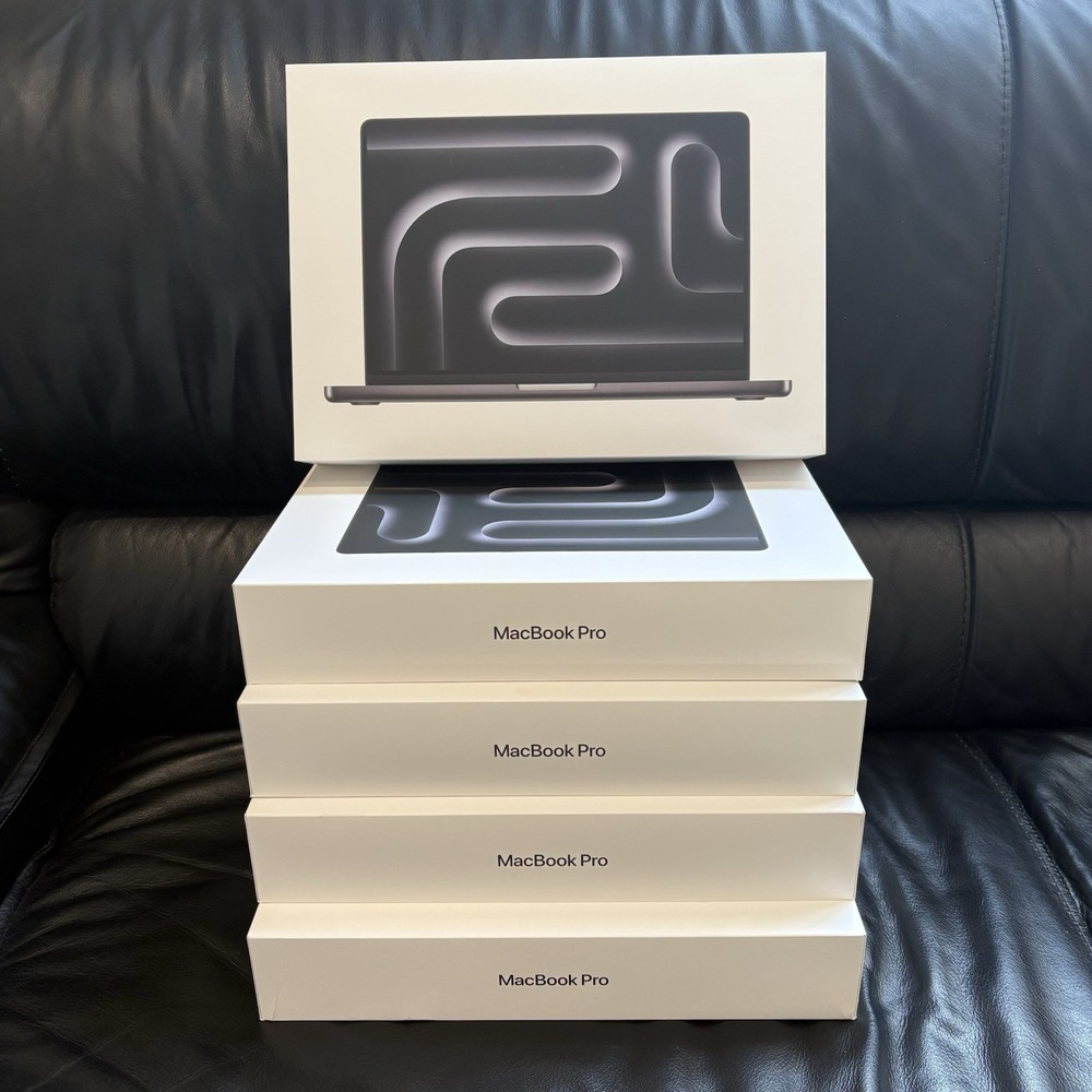 Lot Of 5 Empty Boxes Apple MacBook Pro 14-inch Laptop Model A3426 48GB/1TB